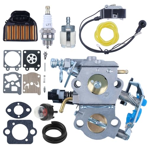 Atunee WTA-29 Vergaser-Zündspule für Husqvarna 461 460 455 455E 340 340E 345 350 353 359 Kompatibel mit Jonsered CS2255 Ersatzteile Ersetzen 544883001 544047001 537255702 von Atunee