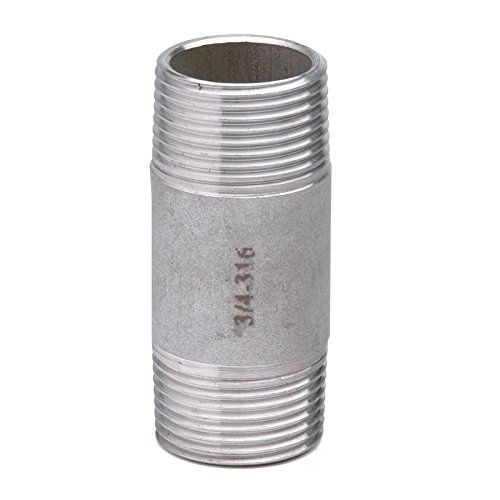 Edelstahl Fitting #530 Rohrdoppelnippel 1 Zoll x 80mm Gewindefitting Edelstahl Fitting #530 Rohrdoppelnippel 1 Zoll x 80mm Gewindefitting von Atusa