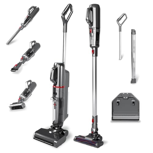 Atvel F35 TotalClean | 5-in-1 Kabelloser Nass- und Trockensauger | Leistungsstarker Handstaubsauger & Stielstaubsauger | Selbstreinigung | HEPA H12 | Leichtgewicht für Hartböden, Polster & Autos von Atvel