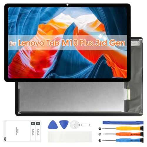 für Lenovo Tab M10 Plus (3rd Gen) LCD Bildschirm Ersatz - für Lenovo Tab M10 Plus 3rd TB-125FU LCD Display Touch TB-128FU TB128FU TB128XU Digitizer Montage Ersatz Tools (10.61") von Atwist