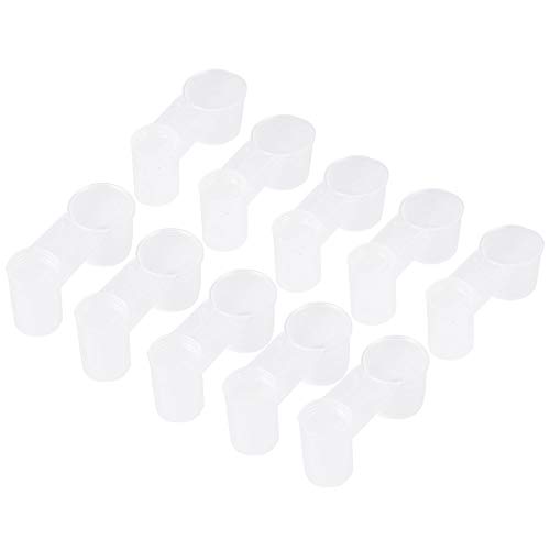 10PCS Vogel Wasser Trinker Tasse, Plastik wasserflasche Vogel Trinker Fütterer Tasse Praktische Plastic Wasser Trinker Tasse Fütterer Trinkschale für Vogel Pigeons Papageien 10PCS Vogel Wasser Trinker Tasse, Plastik wasserflasche Vogel Trinker Fütterer Tasse Praktische Plastic Wasser Trinker Tasse Fütterer Trinkschale für Vogel Pigeons Papageien von Atyhao