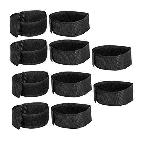 10pcs Hühner halsband, Anti Haken Noise Free Halsband Anti Crow Hahn Kragen No Crow Noise Halsgürtel für Hähne Hahn Klett Nylon[Schwarzer normaler Stil]Leinen von Atyhao