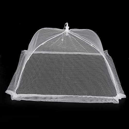 2 Stück Faltbarer Tisch Food Cover Regenschirm Anti Fly Mosquito für Picknicks Grill Party Teller Servierabdeckungen von Atyhao