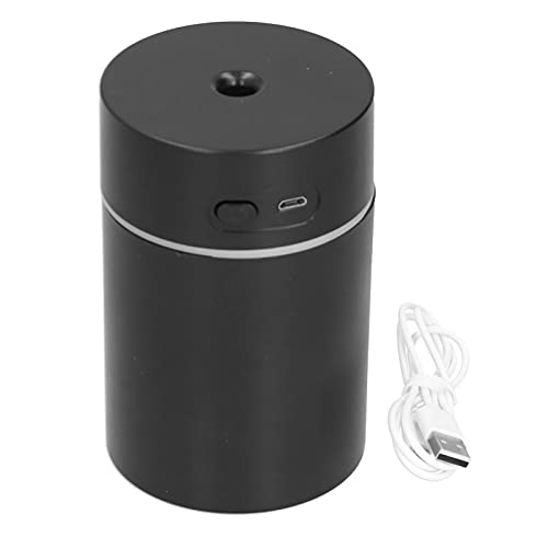 Ätherisches Öl Diffusor, Home Luftbefeuchter Mini Auto Luftbefeuchter Stumm Tragbarer Spray Feuchtigkeitsspendender USB Luftbefeuchter für Schlafzimmer Büro Auto[Schwarz]Duftöldiffusoren von Atyhao