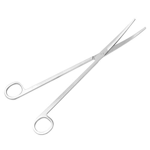 Aquarium Schere, 1 Stück Edelstahl Wasserpflanzenschere Wasserpflanzenreinigungswerkzeuge für Aquariumpflanzen[Curved Scissor]Algenschaber von Atyhao