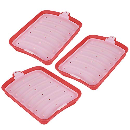 Atyhao 3PCS Wurst Hot Dogs Silikonform DIY Schinkenherstellung Schimmel Babynahrungsergänzung Backwerkzeuge Französisch Brot Baguette Pfannen(#1) von Atyhao