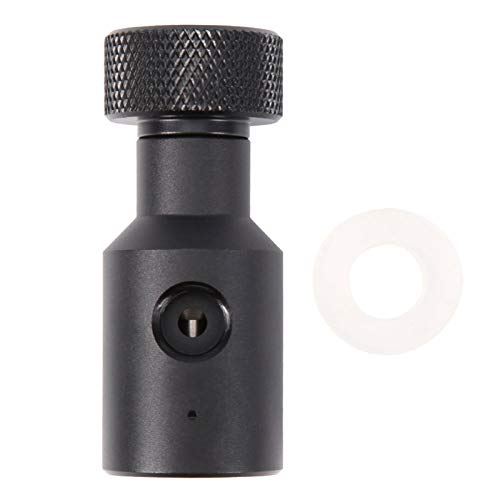Atyhao CO2 Adapter, CO2 Karbonisatortank Ein/Aus Nachfülladapter, Anschlusskit für Wassersprudler, Schwarz, Edelstahl Atyhao CO2 Adapter, CO2 Karbonisatortank Ein/Aus Nachfülladapter, Anschlusskit für Wassersprudler, Schwarz, Edelstahl von Atyhao