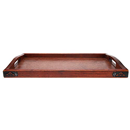Atyhao Holztablett Couchtisch Tablett Osmanisches Tablett Dunkelbraun Mehrzweck-Serviertablett aus Holz für Teeservice Früchte Süßigkeiten Lebensmittel Home Home Modernes ästhetisches dekoratives (S) Atyhao Holztablett Couchtisch Tablett Osmanisches Tablett Dunkelbraun Mehrzweck-Serviertablett aus Holz für Teeservice Früchte Süßigkeiten Lebensmittel Home Home Modernes ästhetisches dekoratives (S) von Atyhao