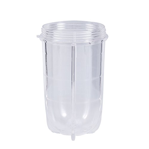 Atyhao Kunststoff Hohe oder Kurze Transparente Tasse Becher Mixer Entsafter Ersatzteile Zubehör(Short Cup) von Atyhao