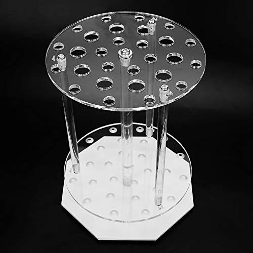Pipetten ständer, 28 Löcher Plexiglas Rundscheiben Reagenz glas ständer für chemische LaborgeräteGefäßständer von Atyhao