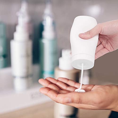 Atyhao Seifenspender, 240 ml, manuelle Handseifenspender, Lotion, Shampoo, weiche Silikon-Flasche, einfaches Drücken für Küche und Badezimmer (2#) von Atyhao