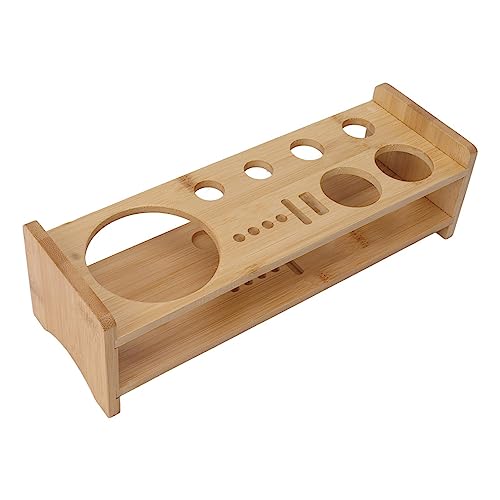 Barkeeper-Kit-Ständer aus Bambusholz, Große Kapazität, Präsentation von Barkeeper-Werkzeugen, Kompakt für die Bar zu Hause, Tragbar für die Bar zu Hause von Atyhao