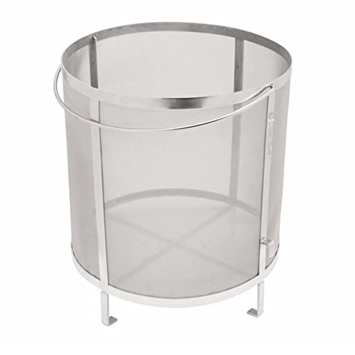 Brauen Hopfensieb, 250 Mikron Mesh Edelstahl Homebrew Hopfensieb Bierfilterkartusche Bierhopfenfilter mit Stützständer für selbstgemachten Bierwein von Atyhao