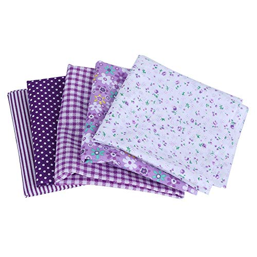 DIY Handcraft Baumwollgewebe Bedrucktes Tuch Quilten Craft Nähen Handarbeiten Zubehör für Kleine Stoffbeutel Kissen Brieftaschen Spielzeug Geldbörsen 19.7X19.7In von Atyhao