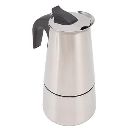 Elektrische Kaffeemaschine, Elektrische Kaffeemaschine, Mokkakanne aus Lebensmittelechtem Edelstahl für Zuhause und Outdoor-Camping (600ml) von Atyhao