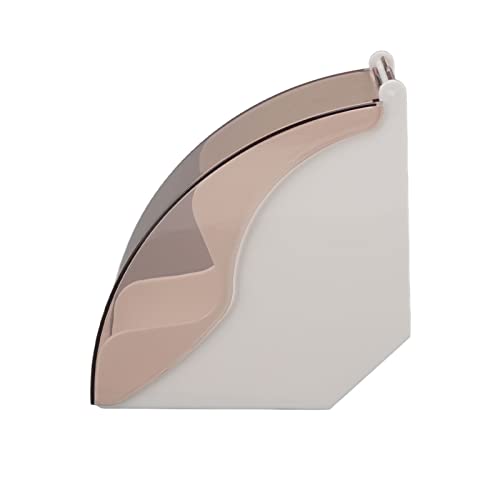 Filterpapier-Box, Kaffeefilter-Papier-Aufbewahrung Sbox Kunststoff-Filterpapier-Rack Hand Gebrühtes Kaffeefilter-Halter mit Abdeckung (Weiß) von Atyhao