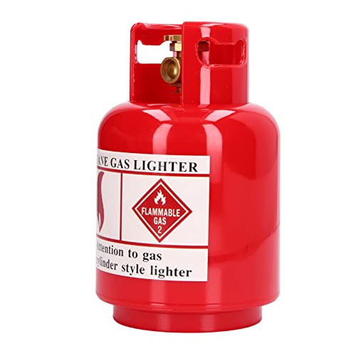 Gasflasche Sparschwein, Blickfang Dekoration Sparschwein Dekor Robust einzigartig für Weihnachtsgeschenke(rot) von Atyhao