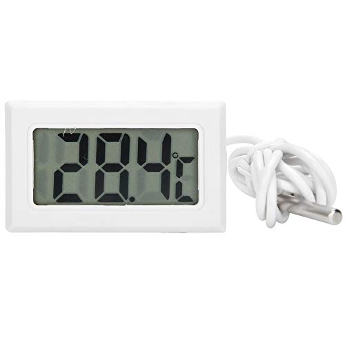 LCD Digital Aquarium Thermometer Wassertank Thermometer Tragbarer digitaler Temperaturmesser Sensor mit Mini Probe Meter Bienenstock Thermometer von Atyhao