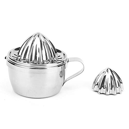 Manueller Entsafter aus Edelstahl, Orange Lemon Citrus Squeezer Handpresswerkzeug für die Küche von Atyhao