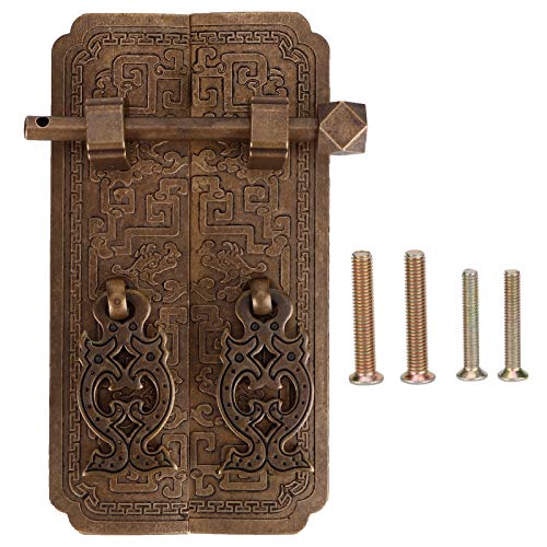 Türgriff Set Chinesischer Stil Antike Kupfergriffe Griffschrank Kleiderschrank Zubehör für Küchenschrank Möbel Hardware von Atyhao