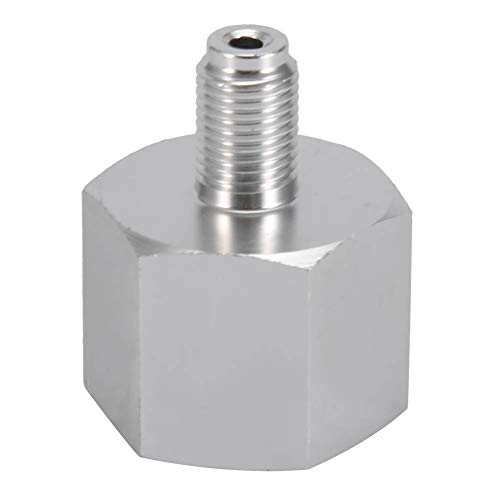 Zinklegierung Sodawasser CO2 Adapter Mini Regler Homebrew Bier Corny Keg 3/8?24Unf bis 6Acme - 6G f¨¹r Sodawasser Kohlendioxid Gasflasche 1.1In (Ventil nicht im Lieferumfang enthalten) von Atyhao