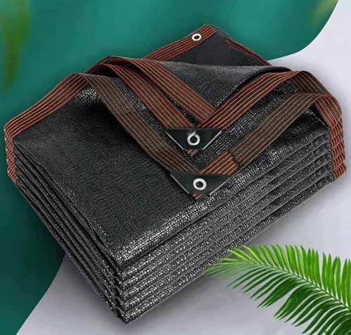 Rechteckiges Sonnensegel für Garten, Sonnenschutz, atmungsaktiv, Sonnenschutz, wärmeisolierender Schatten für Balkone/Gewächshäuser, anpassbare Größen, Schwarz, 5 x 7 m Rechteckiges Sonnensegel für Garten, Sonnenschutz, atmungsaktiv, Sonnenschutz, wärmeisolierender Schatten für Balkone/Gewächshäuser, anpassbare Größen, Schwarz, 5 x 7 m von AuMarndi