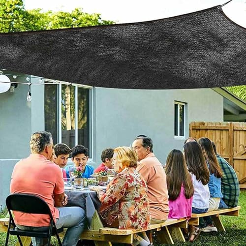 Schattennetz für Gartenpflanzen im Freien, 90 % Sonnenschutz, Schattennetz für Pergola, Schattennetz für Gewächshaus, Pergola, Garten, schwarz, 4 x 8 m Schattennetz für Gartenpflanzen im Freien, 90 % Sonnenschutz, Schattennetz für Pergola, Schattennetz für Gewächshaus, Pergola, Garten, schwarz, 4 x 8 m von AuMarndi