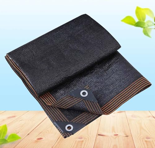 Segel für Garten, kleiner Sonnenschutz für Pflanzen, Netzstoff, atmungsaktiv, Sonnenschutz, wärmeisolierender Schatten für Garten, Gewächshaus, Terrassen, Sichtschutznetz, Schwarz, 3 x 7 m Segel für Garten, kleiner Sonnenschutz für Pflanzen, Netzstoff, atmungsaktiv, Sonnenschutz, wärmeisolierender Schatten für Garten, Gewächshaus, Terrassen, Sichtschutznetz, Schwarz, 3 x 7 m von AuMarndi