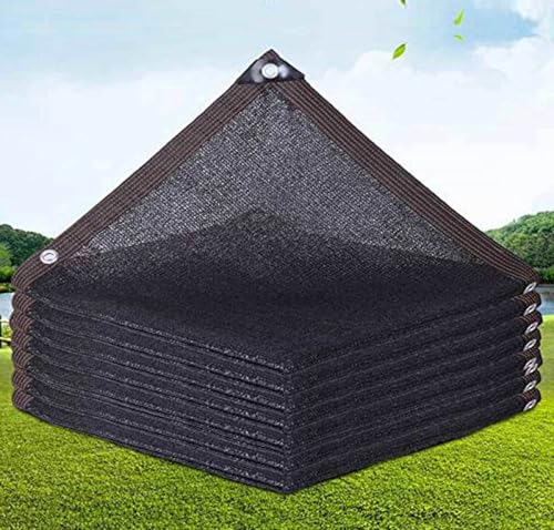 Sonnensegel, Gartenüberdachung, Pergola, Schattenschutz, Anti-Aging-Schattenplane, Netz, atmungsaktiv, Schattennetz für Pflanzen, Gewächshäuser, Terrassen, Schwarz, 4 x 8 m Sonnensegel, Gartenüberdachung, Pergola, Schattenschutz, Anti-Aging-Schattenplane, Netz, atmungsaktiv, Schattennetz für Pflanzen, Gewächshäuser, Terrassen, Schwarz, 4 x 8 m von AuMarndi