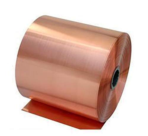 Huilon-brass 0,1 mm 0,2 mm 0,3 mm 0,5 mm 0,8 mm 1mm Kupferstreifen Kupferblech Kupferplatte Haut Rot Kupfer lila Kupferfolie, 1m / lot, Hochreines Kupferblech ( Color : 0.3mm , Specification : 50mm ) von Auart