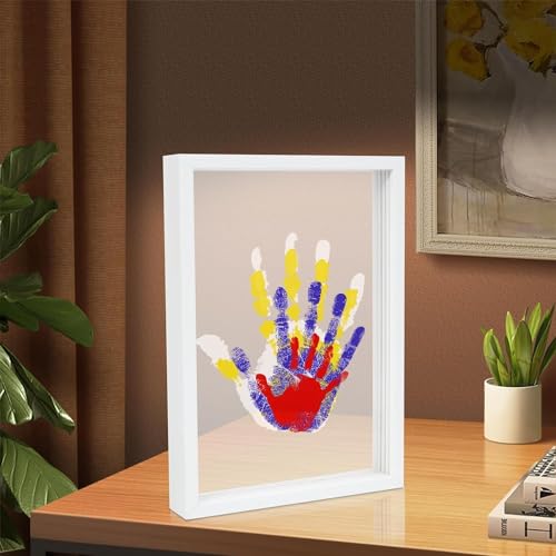 Auauraintt Baby Handabdruck und Fußabdruck Set, 4 Pieces Familien Handabdruck Set,DIY Neugeborenen-Andenken-Fotorahmen,Holzrahmen Zum Basteln, Home Decor, Gift For New and Expecting Parents Auauraintt Baby Handabdruck und Fußabdruck Set, 4 Pieces Familien Handabdruck Set,DIY Neugeborenen-Andenken-Fotorahmen,Holzrahmen Zum Basteln, Home Decor, Gift For New and Expecting Parents von Auauraintt
