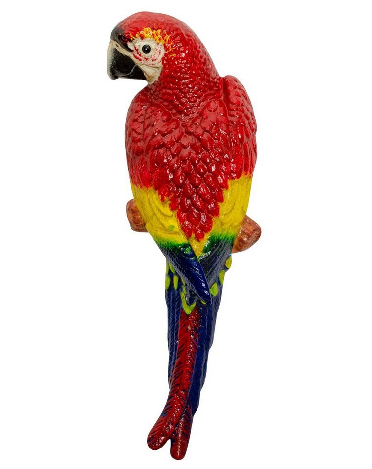 Aubaho Dekofigur Eisenfigur Papagei Ara Statue Figur Skulptur Eisen Antik-Stil 35cm lin von Aubaho