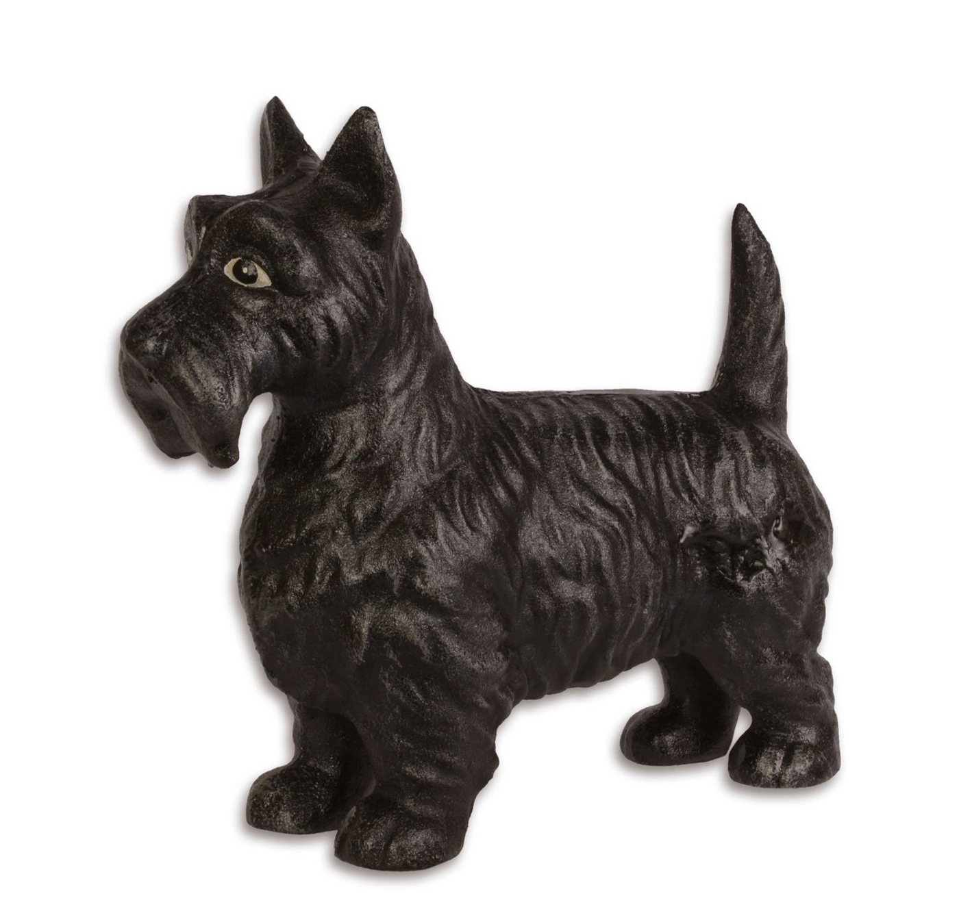 Aubaho Dekofigur Eisenfigur Scottish Terrier Hund Figur Skulptur Eisen Antik-Stil 23cm von Aubaho