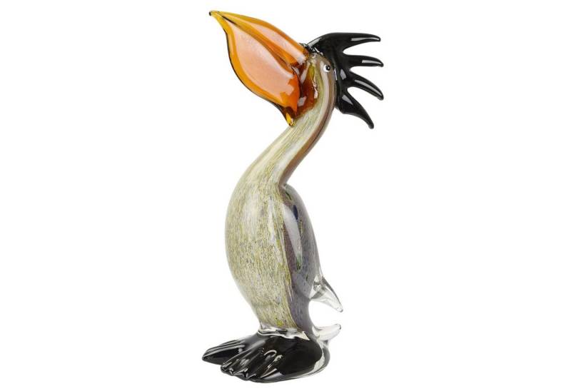 Aubaho Dekofigur Glasfigur Figur Skulptur Glas Glasskulptur Pelikan Murano-Stil Antik-S von Aubaho