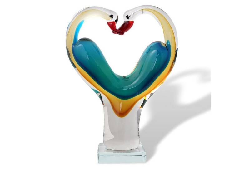 Aubaho Dekofigur Glasskulptur Glasfigur Figur Skulptur Liebe Glas Paar Liebespaar Hochz von Aubaho