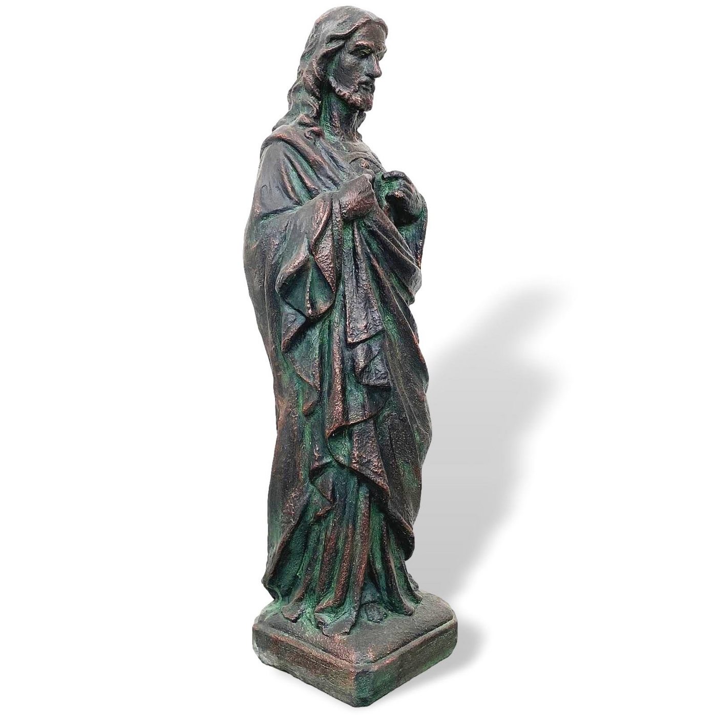 Aubaho Dekofigur Skulptur Jesus Heiligenfigur 82cm Figur Statue Kunststein Antik-Stil von Aubaho
