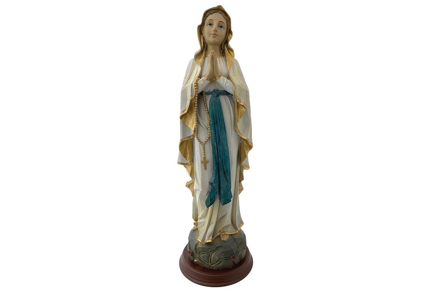Aubaho Dekofigur Skulptur Madonna Heiligenfigur Maria Figur Statue Kunststein 43cm Anti von Aubaho