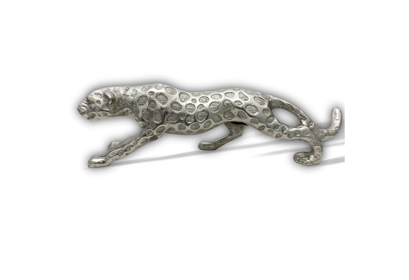 Aubaho Dekofigur Skulptur Panther Raubtier Jaguar Raubkatze Statue Figur Aluminium Anti von Aubaho