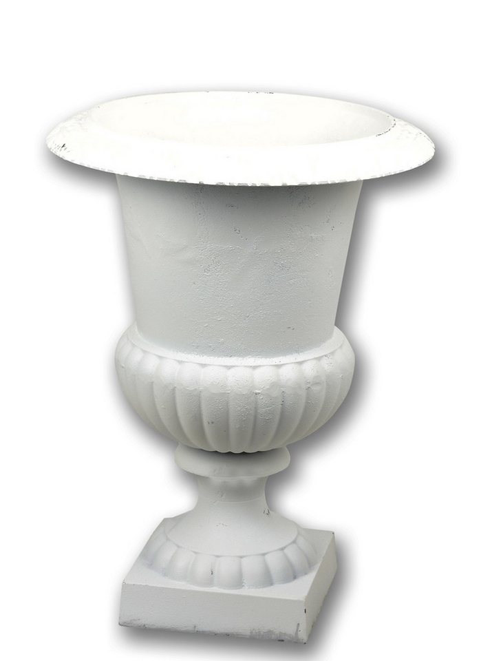 Aubaho Dekoobjekt Amphore Gusseisen weiß Pflanztopf 67cm hoch Replikat Retro Design Deko Aubaho Dekoobjekt Amphore Gusseisen weiß Pflanztopf 67cm hoch Replikat Retro Design Deko von Aubaho