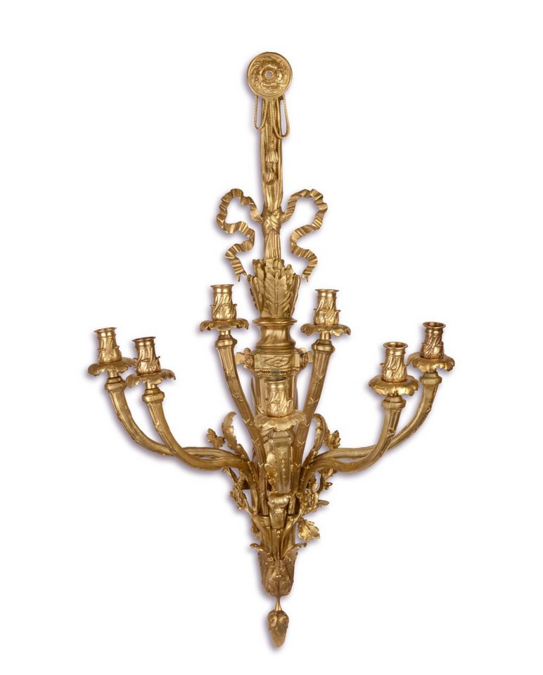 Aubaho Dekoobjekt Bronze Kerzenleuchter Farbe Gold 68cm Replikat Retro Design Dekoration Aubaho Dekoobjekt Bronze Kerzenleuchter Farbe Gold 68cm Replikat Retro Design Dekoration von Aubaho