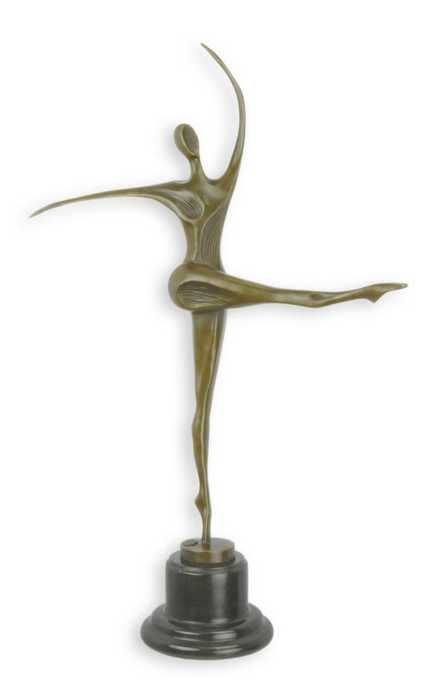 Aubaho Dekoobjekt Bronzeskulptur einer tanzenden Frau Replikat Retro Design Dekoration Aubaho Dekoobjekt Bronzeskulptur einer tanzenden Frau Replikat Retro Design Dekoration von Aubaho