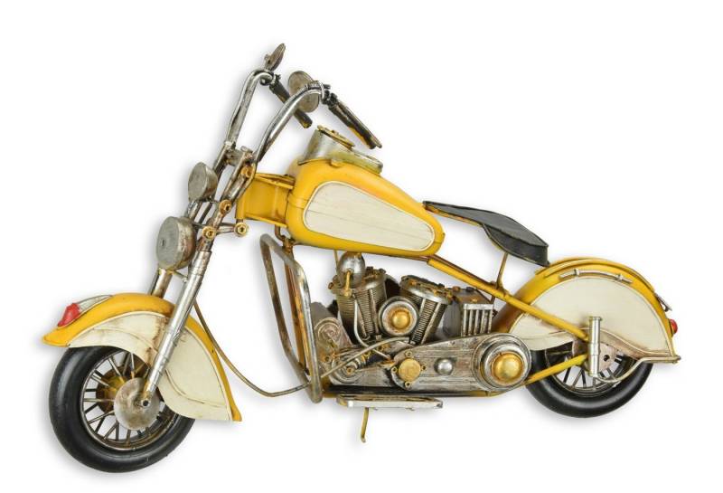 Aubaho Dekoobjekt Ein Blechmodell eines Motorrads Replikat Retro Design Dekoration Aubaho Dekoobjekt Ein Blechmodell eines Motorrads Replikat Retro Design Dekoration von Aubaho