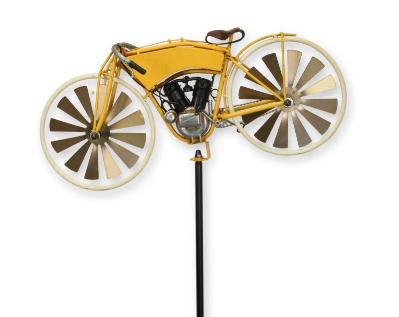 Aubaho Dekoobjekt Ein Windrad aus Blech Motorrad Replikat Retro Design Dekoration Aubaho Dekoobjekt Ein Windrad aus Blech Motorrad Replikat Retro Design Dekoration von Aubaho