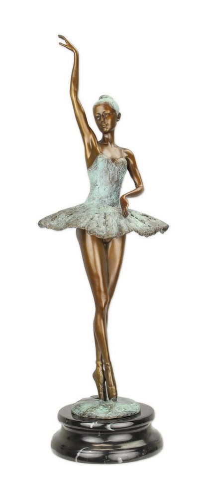 Aubaho Dekoobjekt Eine Bronzeskulptur einer Ballerina Replikat Retro Design Dekoration Aubaho Dekoobjekt Eine Bronzeskulptur einer Ballerina Replikat Retro Design Dekoration von Aubaho