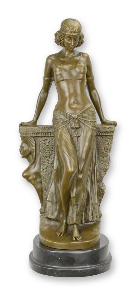 Aubaho Dekoobjekt Eine Bronzeskulptur einer ägyptischen Tänzerin Replikat Retro Design D Aubaho Dekoobjekt Eine Bronzeskulptur einer ägyptischen Tänzerin Replikat Retro Design D von Aubaho