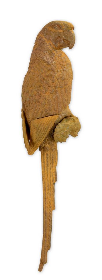 Aubaho Dekoobjekt Eine Wandhalterung aus Gusseisen in Form eines Aras – rostfarben Repli Aubaho Dekoobjekt Eine Wandhalterung aus Gusseisen in Form eines Aras – rostfarben Repli von Aubaho