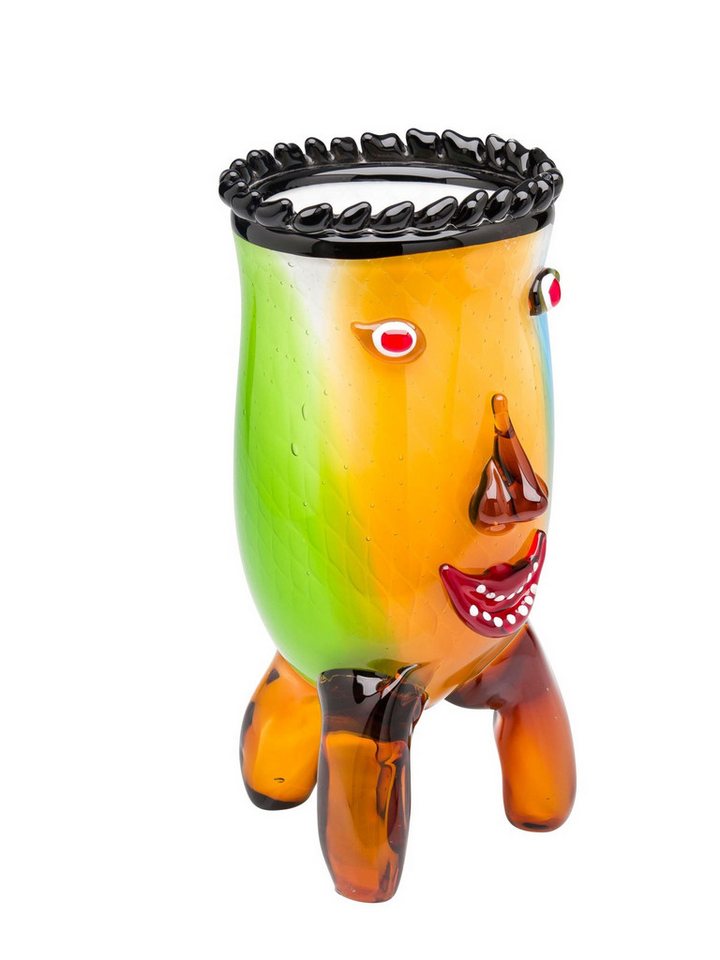 Aubaho Dekoobjekt Glasvase Glas Vase Italien im Murano antik Stil H.: 29cm 3,5kg schwere Aubaho Dekoobjekt Glasvase Glas Vase Italien im Murano antik Stil H.: 29cm 3,5kg schwere von Aubaho