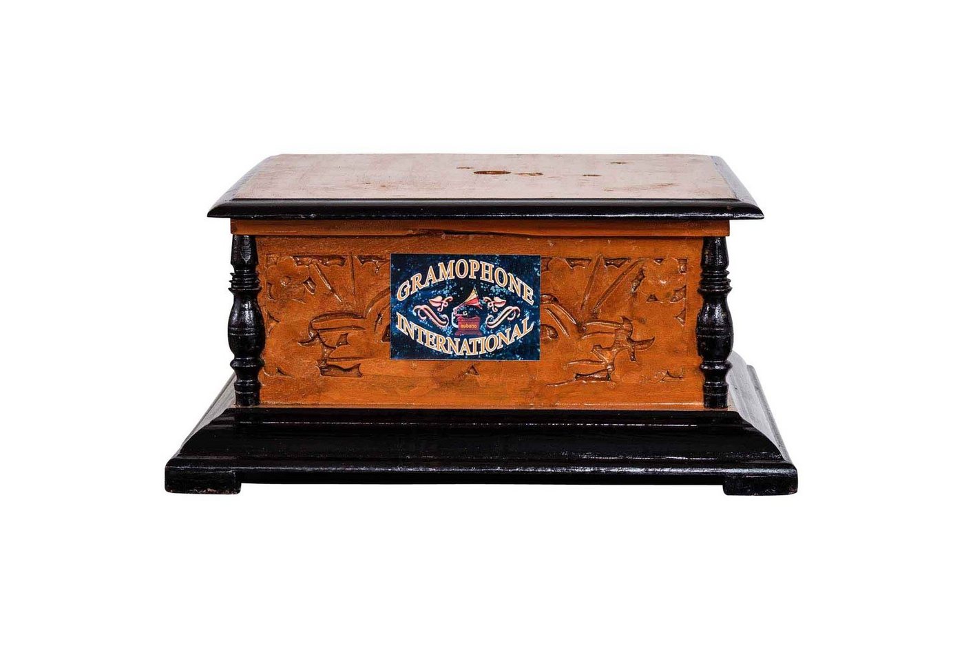 Aubaho Dekoobjekt Grammophonbox Box Korpus Grammophonkorpus Grammophon Antik-Stil Holz 3 von Aubaho