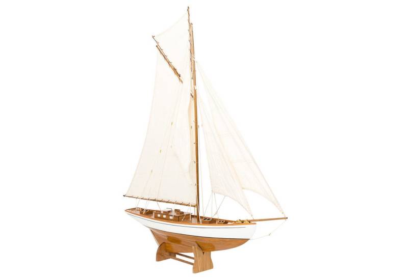 Aubaho Dekoobjekt Modellschiff Segelyacht Yacht Holz Schiff Boot Segelschiff 135cm kein von Aubaho