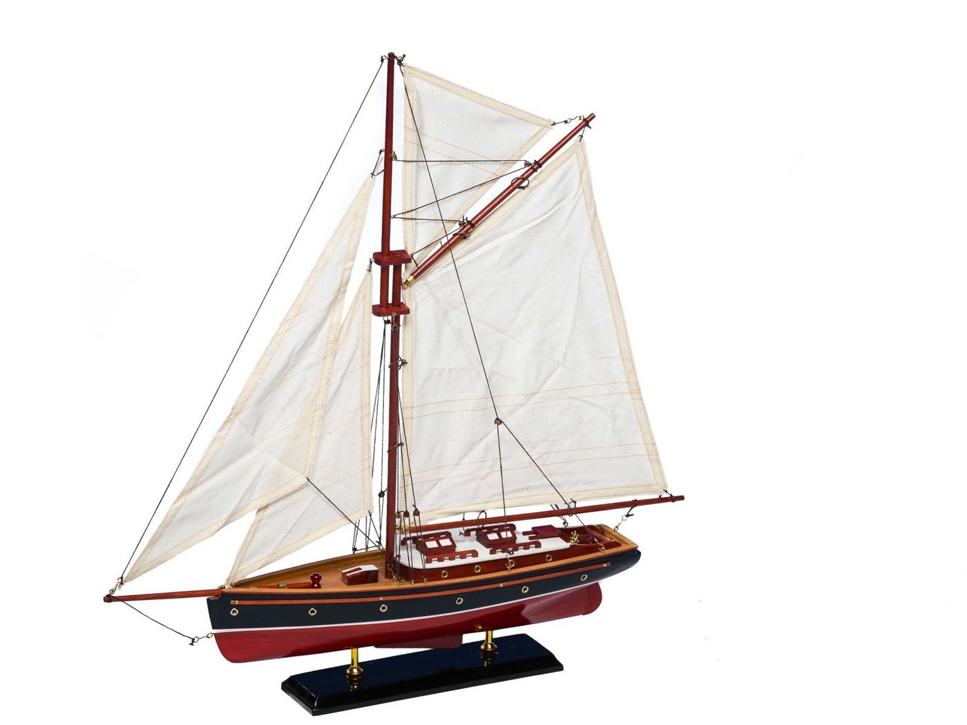 Aubaho Dekoobjekt Modellschiff Segelyacht Yacht Schiff Boot Segelschiff Holz Maritim kei Aubaho Dekoobjekt Modellschiff Segelyacht Yacht Schiff Boot Segelschiff Holz Maritim kei von Aubaho
